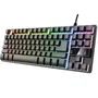 Trust GXT 833 Thado Teclado Gaming TKL Compacto Negro/Plata